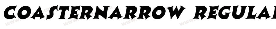 CoasterNarrow Regular字体转换